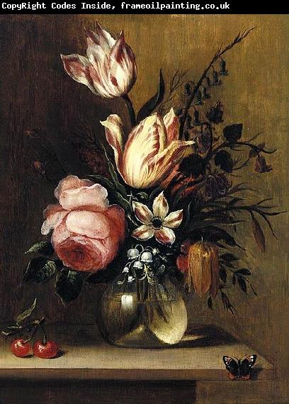 Hans Bollongier Flowers in a Vase